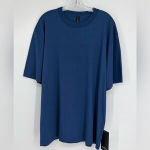NWT Lululemon Men's Heavyweight Blue T-Shirt Sz XL